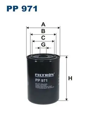 FILTRON PP971 | Yakıt Filtresi Renault Trucks Kerax Magnum Midlum Premıum 1 dCi 4 dCi 6 dCi 11c E G F Midr