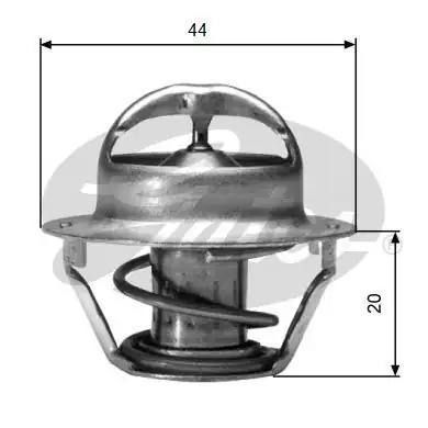 GATES TH03088G1 | Termostat Vitara (LY) 1.4 T 15-