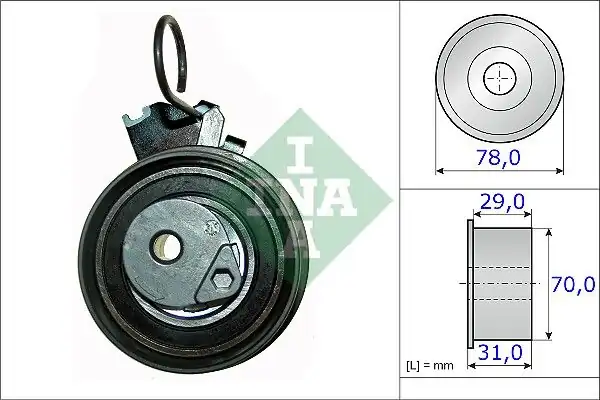 İna 531053210 Triger Gergi Rulmanı Hyundai İ30 08 11 2 0 Tucson 04 10 2 0 Kia Ceed 06 11 2 0