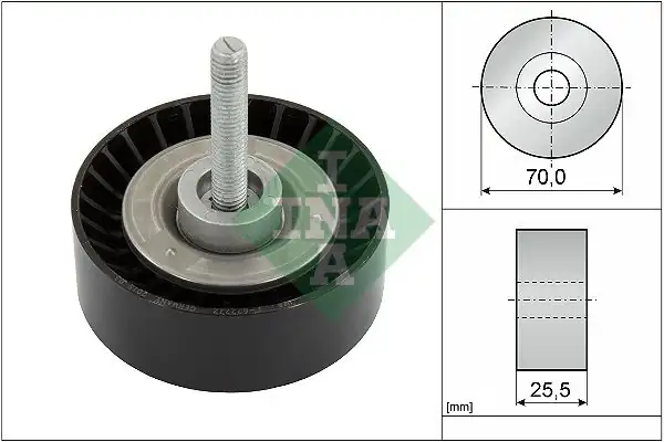 İna 532065210 V Kayış Gergi Rulmanı Ford Fiesta V Galaxy II Mondeo III IV Volvo S80 V70