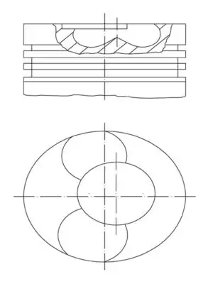 MAHLE 028PI00113000 | Piston Segman 80 01 mm Std 3 4 Sil. VW Caddy III 04 10 Golf V 03 09 Audi A3 03 10 Bls BXE