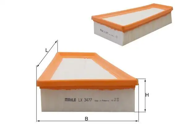 MAHLE LX3477 | Hava Filtresi Mercedes M270 W117/W156/W176/W246/X156/X117 12-19