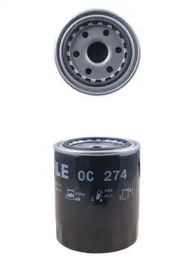 MAHLE OC274 | Yağ Filtresi (Hyundai H100 93-00 / H-1 97-00 / Starex 97-2.5D 2.5 TD)