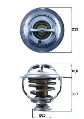 MAHLE TX12395D | Termostat Passat-A4 Blr-Bly-Bvz-Bvy-Ccta-Ccza-Cdaa 1.8 TFSI-2.0 TFSI 04 -