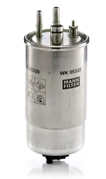 MANN WK853-20 | Mazot Filtresi Fiat Doblo 1.9 JTD Fiorino Grande Punto Punto Evo 1.3 Multijet