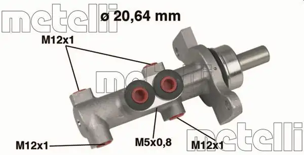 METELLİ 05-0422 | Ana Merkez Alüminyum Abssız Citroen C3 1 4hdi 2002