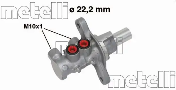 METELLİ 05-0675 | Ana Merkez Alüminyum Opel Corsa D 1 3 CDTI 2006 Fiat Punto Evo 1 3 D Mtj Linea 1 3 D Mtj
