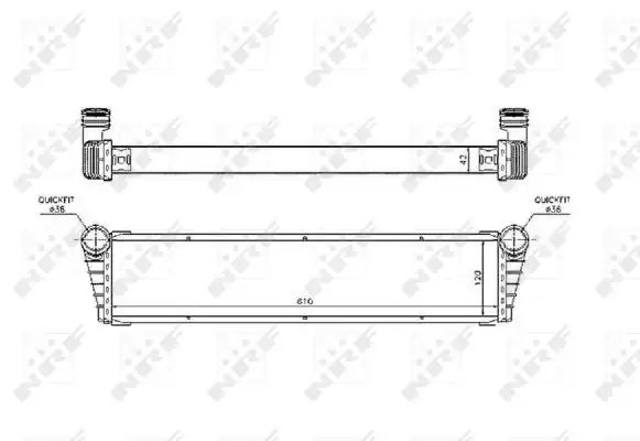 NRF 53799 | Porsche 911 997 Boxster Cayman 987 Su Radyatörü Premıum 99710603702