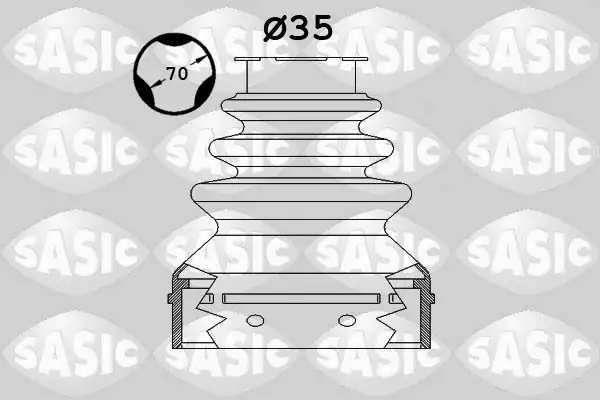 SASIC 1900025 | Aks Körüğü İç 206 307 307 308 407 Partner Berlingo II Berlingo C3 C4 C5 Xsara Bva