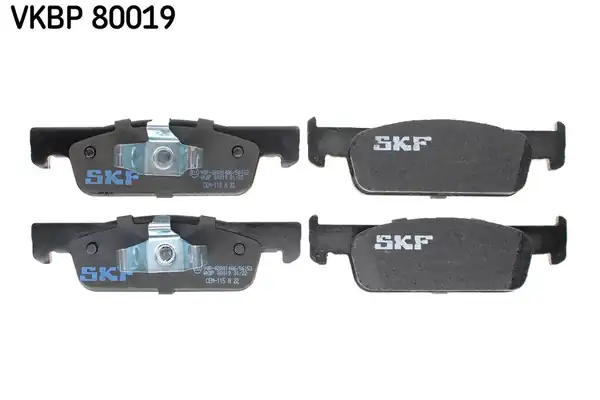 SKF VKBP80019 | Ön Fren Balatası Tk Clio IV 12 Logan II 12 Sandero II 12 Symbol II 08 İnce Tip
