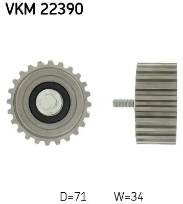 SKF VKM22390 | Triger Gergi Rulmanı Dişli Fiat Ducato 2 3 JTD