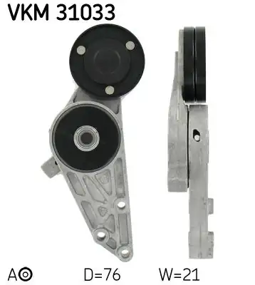 SKF VKM31033 | V Kayış Gergisi VW Passat 97 05 Audi A4 95 01 A6 96 05 Skoda Superb 02 08 Adr AEB Apt ALZ Apu Arm