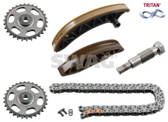 SWAG 33108470 | Eksantrik Zincir Gergi Seti Mercedes Om651 958 Eks Zincir Zincir Gergi 2 Kızak 2 Dişli
