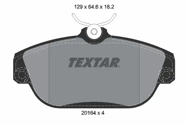 TEXTAR 2016402 | Fren Balatası 940 960 S90 V90 90 99 Ön