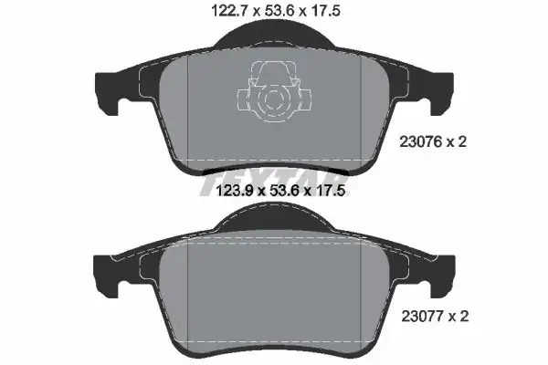 TEXTAR 2307602 | Fren Balatası Arka Volvo S60 S70 S80 V70 Xc70 Bm 98
