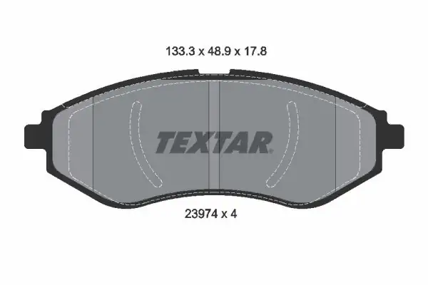 TEXTAR 2397401 | Fren Balatası Chevrolet Aveo Kalos 04 Ön