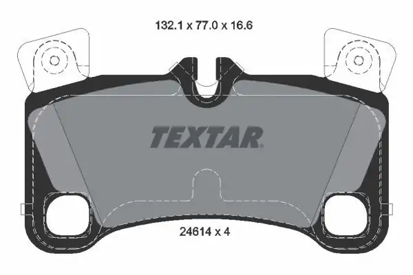 TEXTAR 2461401 | Fren Balatası VW Touareg Q7 Cayenne 18 358x28 Arka