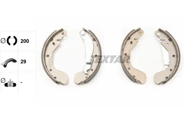 TEXTAR 91058100 | Fren Balatası Kampana Opel Astra F Corsa B C İnce