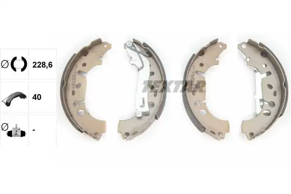 TEXTAR 91065400 | Fren Balatası Kampana Opel Corsa D E Fiat Linea