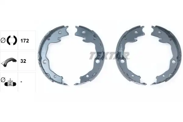 TEXTAR 91068200 | Fren Balatası Qashqai Juke Accord Rav4 04 Arka Kmp