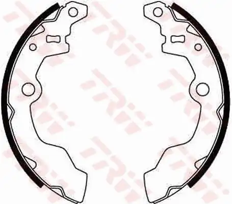 TRW GS8302 | Arka Fren Pabuç Suzuki Alto/Maruti 86-00 / Subaru Justy 1.0-1.2