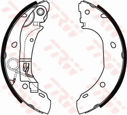 TRW GS8472 | Pabuç Balata Fiat Ducato Boxer Jumper 98 05 Arka
