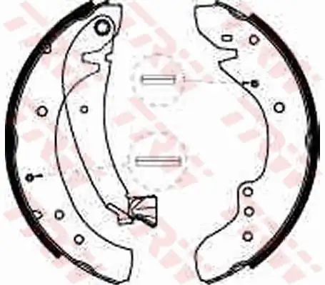 TRW GS8545 | Pabuç Balata 14q Fiat Ducato Peugeot Boxer Citroen Jumper 94 02 254x57