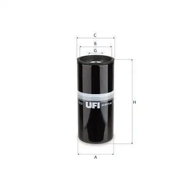 UFI 23-411-00 | Yağ Filtresi Bmc Pro 827 832 935 Daf 95 Xf Temsa Avenue Avenue Lf Cng