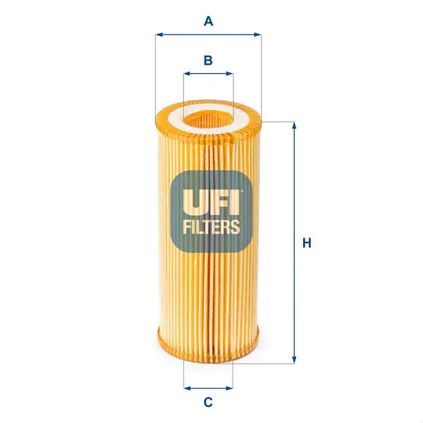 UFI 25-080-00 | Yağ Filtresi Touareg 10 A4 A5 A6 A8 Q5 08 Q7 10 Cayenne 10 Panamera 11 1628080