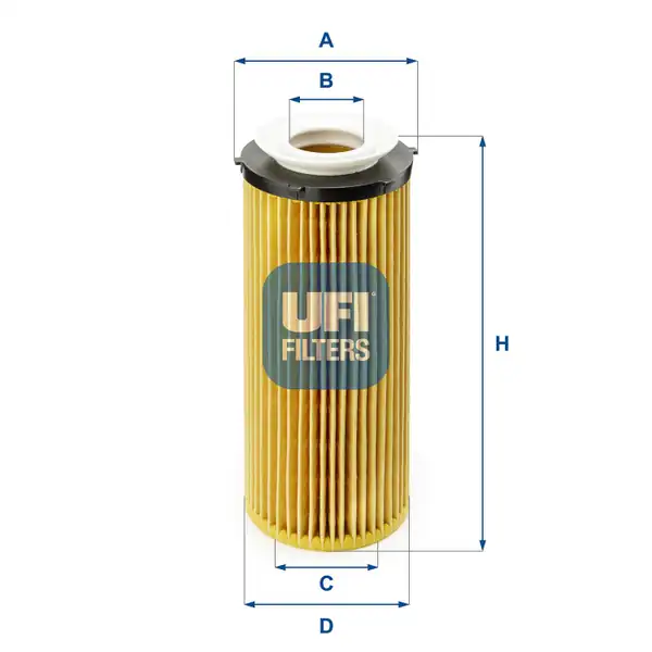 UFI 25-096-00 | Yağ Filtresi E90 E91 E92 E93 F07 F10 F11 F01 F02 X5 E70 LCI X6 E71 N57 08 14