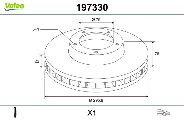 Valeo 197330 Ön Fren Disk Havalandirmali Bmw 5 Serisi E39 520i 520d 523i 525d 525i 525tds 528i 535i 96 07 2 Adet