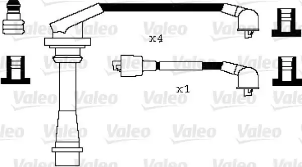 VALEO 346078 | Buji Kablo Takım-(Daihatsu Applause 90 / 1.6 16V)