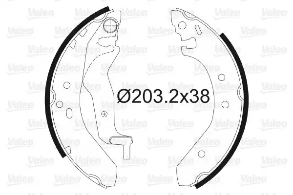 Valeo 562087 Arka Fren Balatası Pabuç Honda Civic VI 96 01 1638925