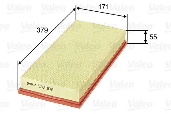VALEO 585109 | Hava Filtresi Mercedes Om602 W124-W201 250D 1985-1993