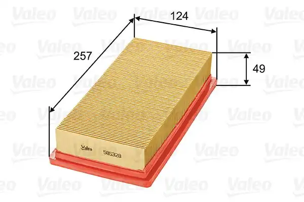 Valeo 585328 Hava Filtresi Fiat Tipo 1 6 İ E Tempra