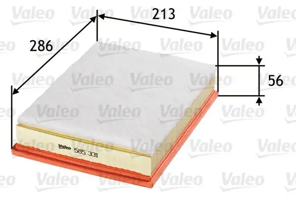 VALEO 585331 | Hava Filtresi (Volvo 740-780 2.0, 2.3, 940 2.0)