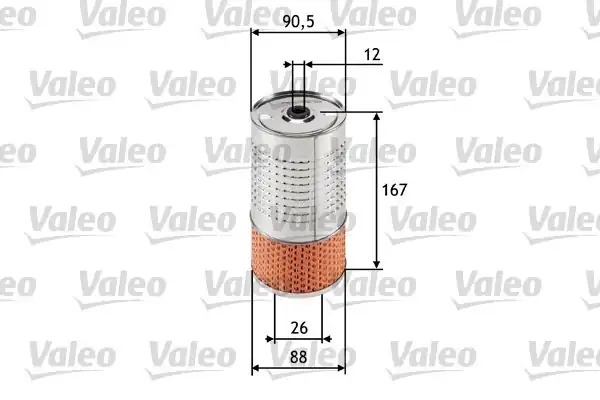 VALEO 586518 | Yağ Filtresi (Mercedes Om601-602-603 C200 / E200 / 190D)
