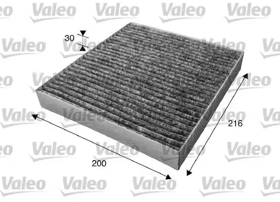 VALEO 715623 | Kabin Filtresi Mitsubishi Lancer VIII (Ca) | 3 Adet