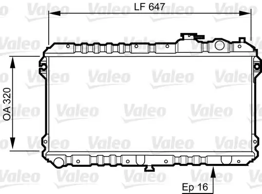 Valeo 731437 Radyatör Mazda Mx5 Na 1 6 İ 90 98 1616123