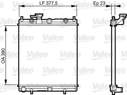 Valeo 732718 Motor Su Radyatörü Nissan Micra K11 Kasa 1992 2000 Manuel