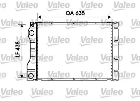 Valeo 734828 Radyatör Renault Avantime Espace III