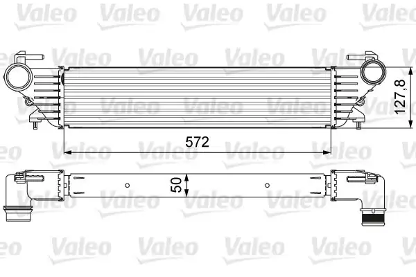 Valeo 818639 Turbo Radyatörü İntercooler Fiat Egea 500l 1 3 1 6 Mjet 1 4 Benzinli