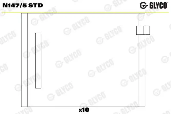 Glyco N 1475std Eksantrik Yatağı VW T5 Passat Caddy Golf IV 1 9 2 5 TDI