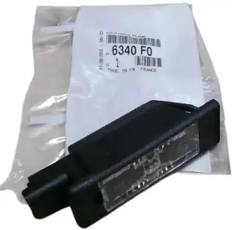 Psa 6340 F0 Citroen C3 2009 2015 Plaka Aydınlatma Lambası Orijinal