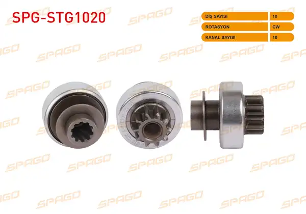 SPAGO Spg Stg1020 Marş Dişlisi 10 Dış Cw 10 Kanal Renault