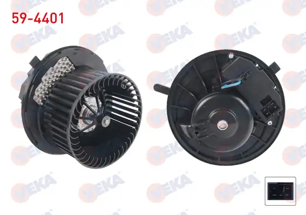 VEKA 59-4401 | Kalorifer Motoru Otm. Klimalı Kontrol Üniteli Seat Leon