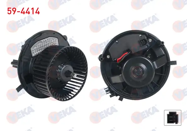VEKA 59-4414 | Kalorifer Motoru Kontrol Üniteli Volkswagen Golf VII 5g1 2012 Passat 3g2 2014 Skoda Octavia 5e3 2012