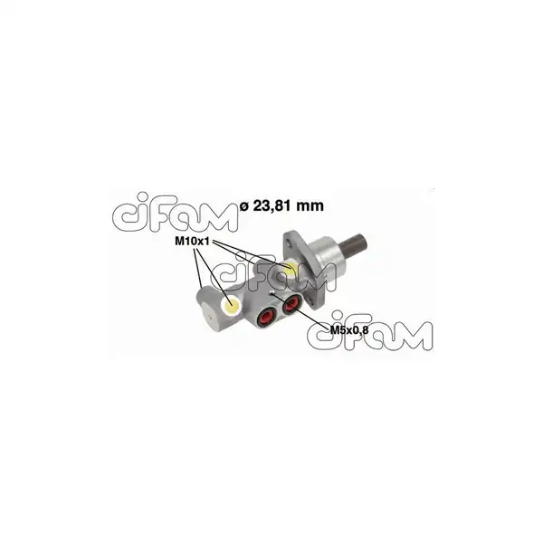 CIFAM 202-704 | Ana Merkez 05 Clio III Modus 1 2 1 5 dCi ABS ø 23 81mm For ATE