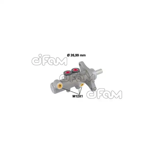 CIFAM 202-832 | Fren Anamerkez Volkswagen Transporter V 7ha 7hh 7ea 7eh 1 9 TDI Alüminyum 27 mm 2003 2011