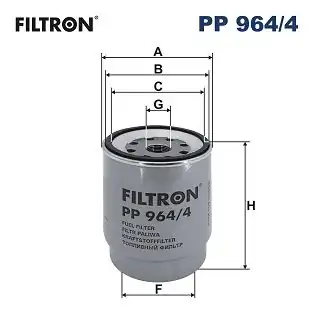 FILTRON PP964-4 | Yakıt Filtresi Lkw Rvı Magnum Premıum Volvo Fh Fm